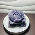 Chill Vibes succulent with Purple Jade Flower crystal