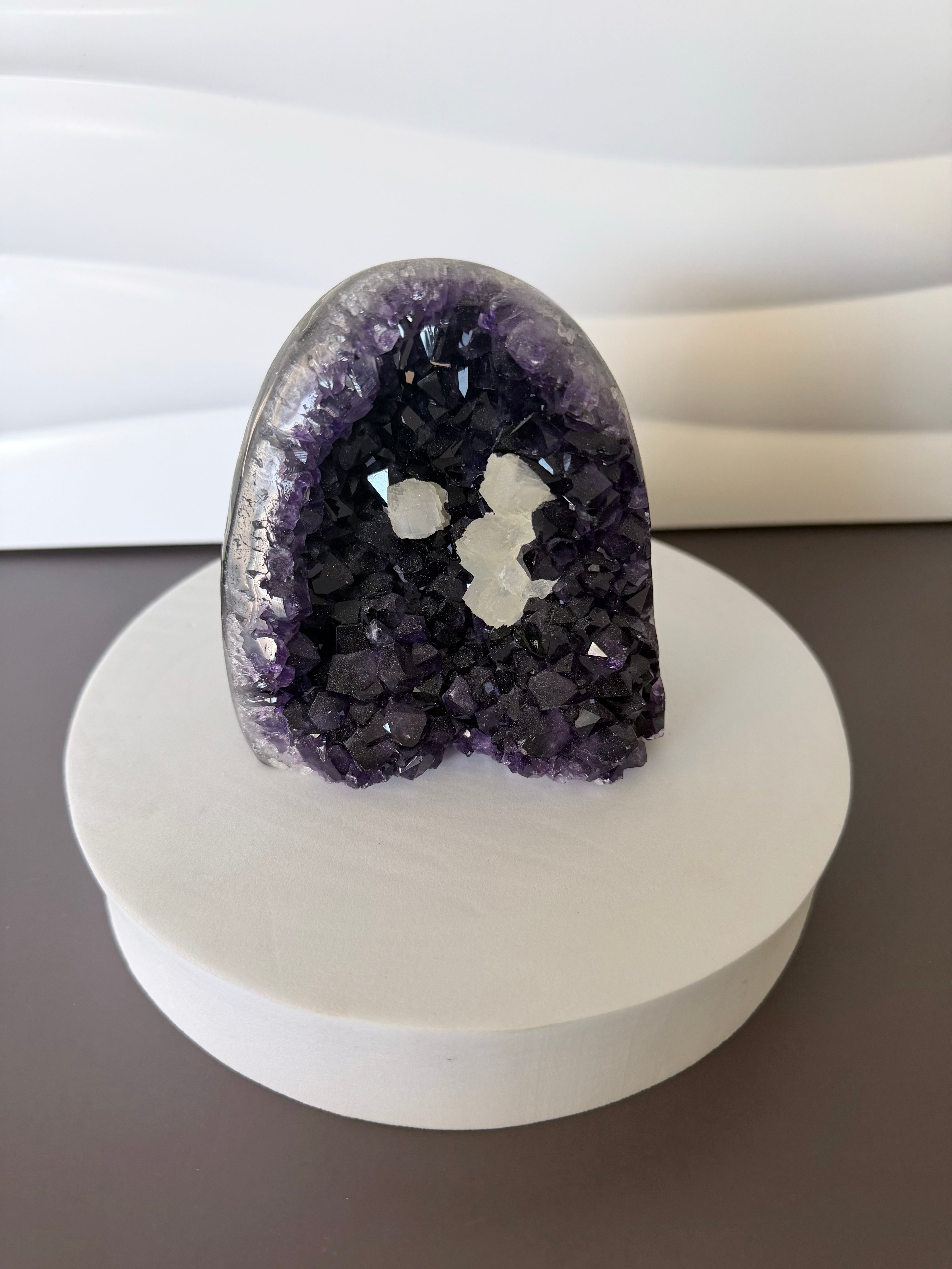 Deep Juicy Purple Amethyst crystal specimen