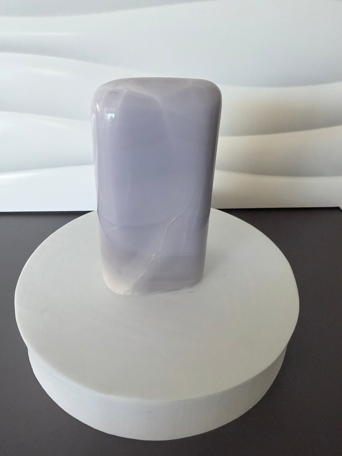 Yttrium Lavender Fluorite Freeform with matrix No. 1 - view 1