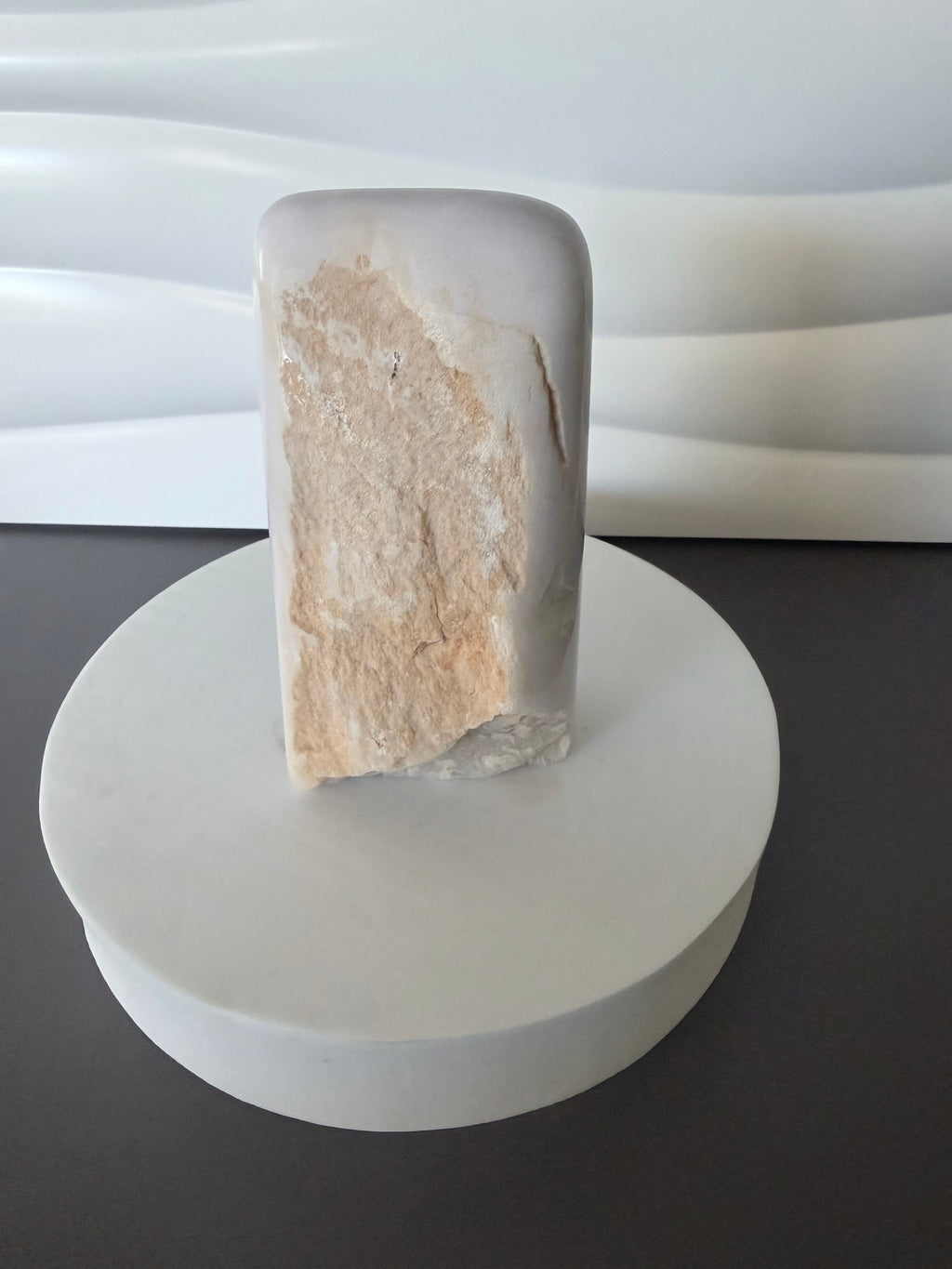 Yttrium Lavender Fluorite Freeform with matrix No. 1 - view 2