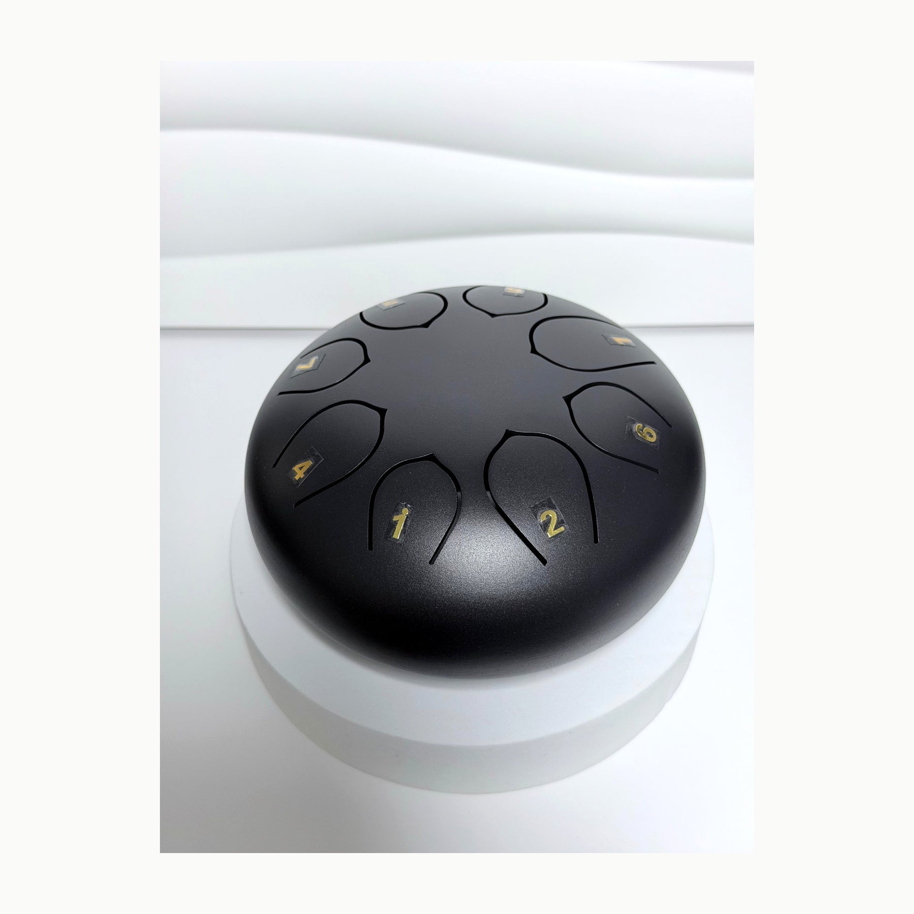 Black mini steel tongue drum