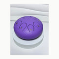 Purple mini steel tongue drum