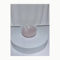 Rose Quartz hand-carved tea cup