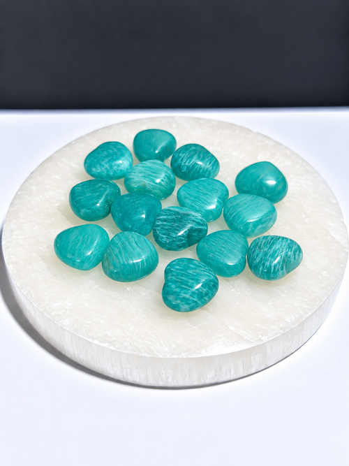 Amazonite Hearts Mini