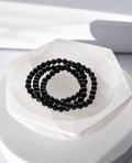 Black Obsidian 6mm Crystal Bracelet - Mindful Whisper
