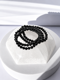 Black Tourmaline 6mm Crystal Bracelet - Mindful Whisper