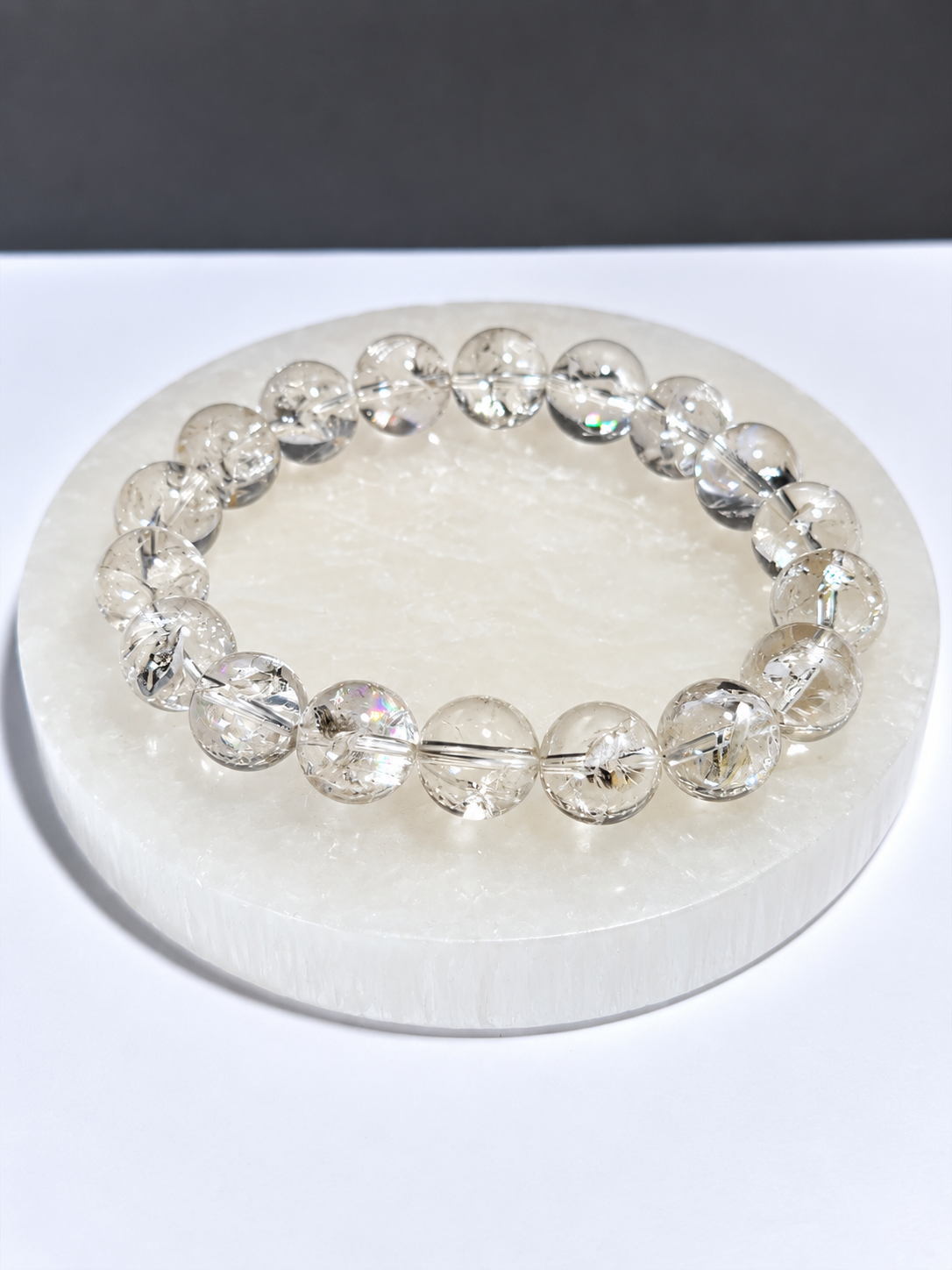 Clear Quartz 10mm stretch bracelet