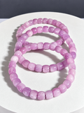 Kunzite Barrel Stretch Bracelet
