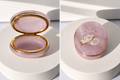 Kunzite Crystal Jewelry Box open and closed views - Mindful Whisper
