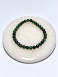 Blue Water Jade 5mm bead stretch bracelet - Mindful Whisper