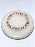 Rose de France Amethyst 6mm stretch bracelet - Mindful Whisper