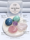 Mindful Whisper Soft Life Blend five-stone crystal set