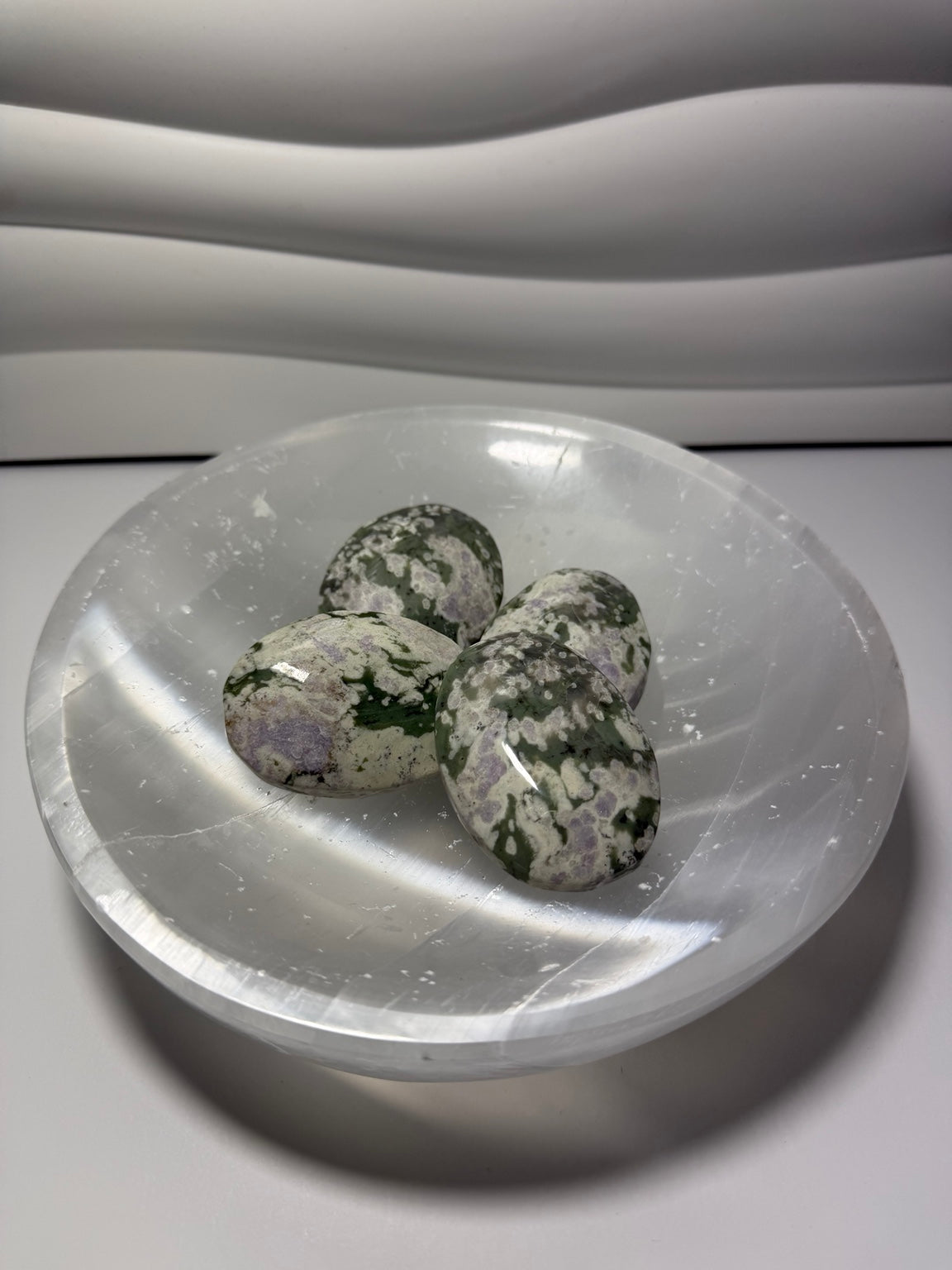 Peace jade palmstones intuitive pick