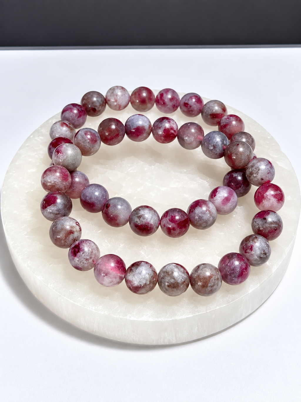Pink Tourmaline 7mm Stretch Bracelet