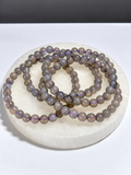 Purple Chalcedony 5mm Stretch Bracelet