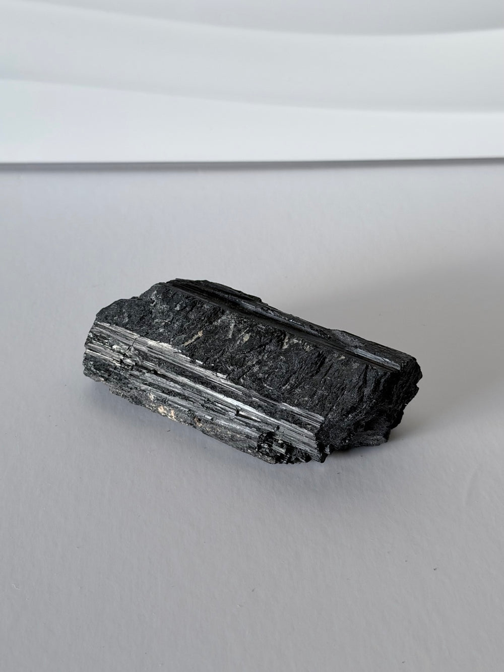 Raw Black Tourmaline Log | 5–5.5 in