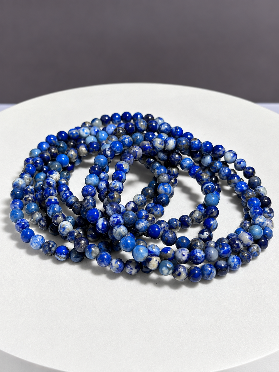 Sodalite 4mm Round Stretch Bracelet